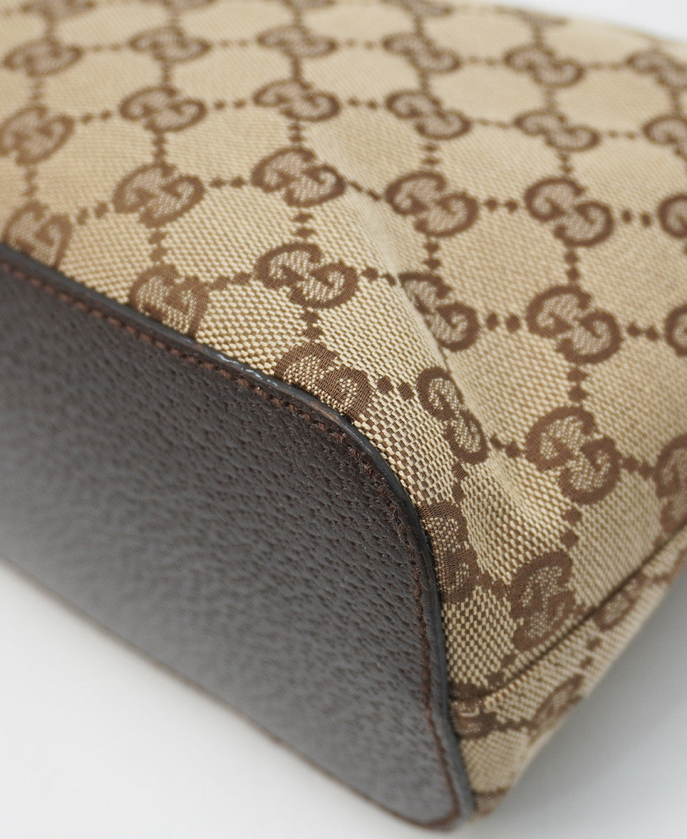 GG Canvas Hobo Brown