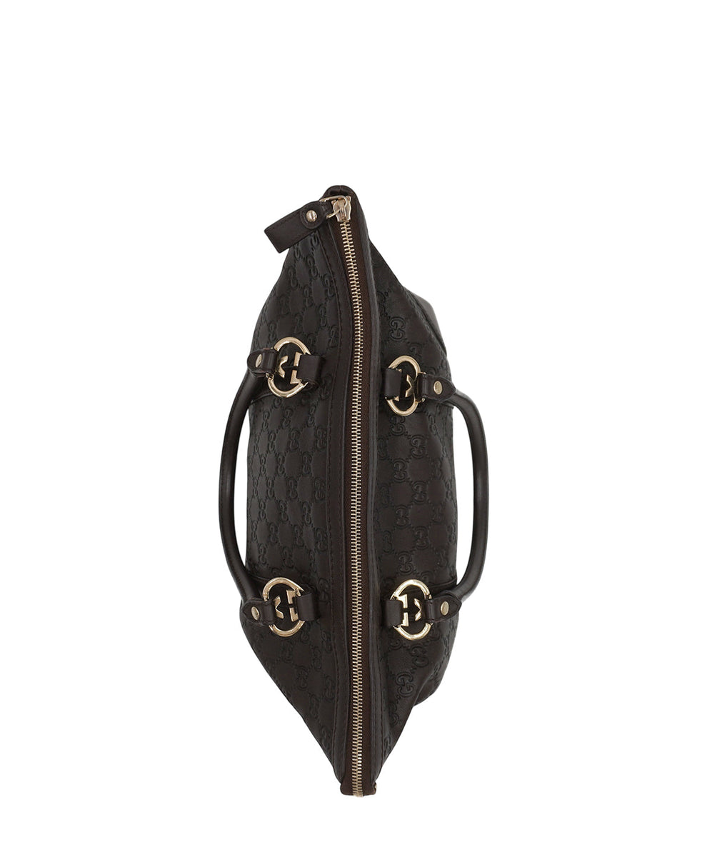 Guccissima Leather Tote Bag Black