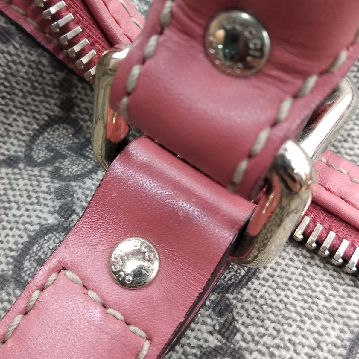 Joy GG Supreme Boston Bag Pink