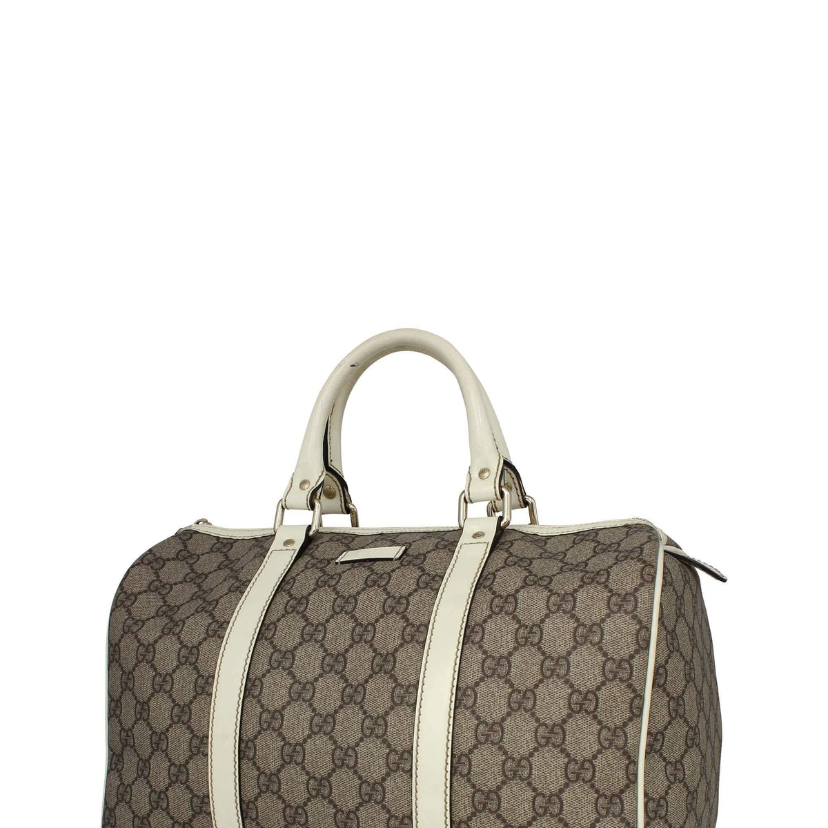 Joy GG Supreme Boston Bag White