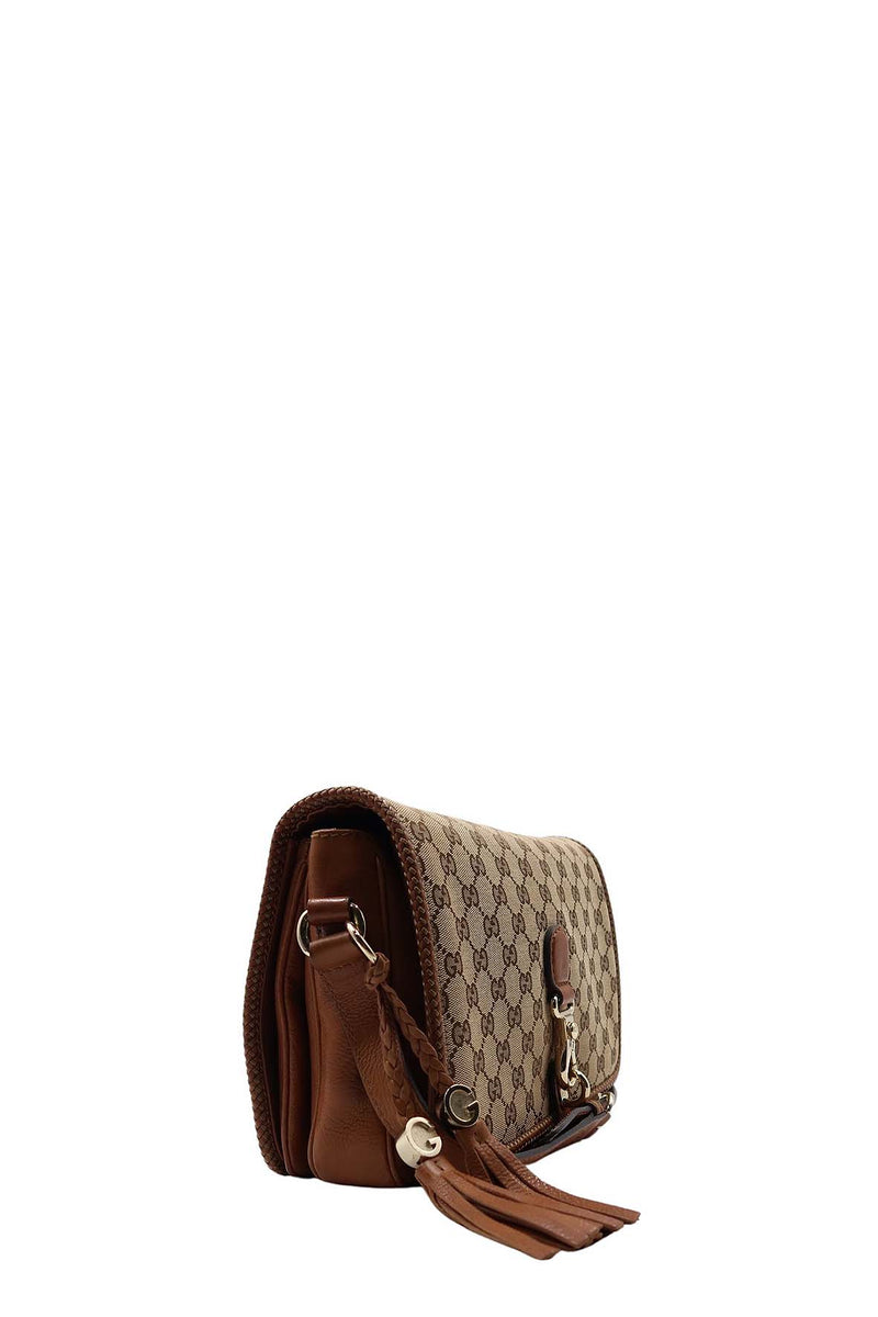 Medium GG Canvas Marrakech Messenger Bag Brown
