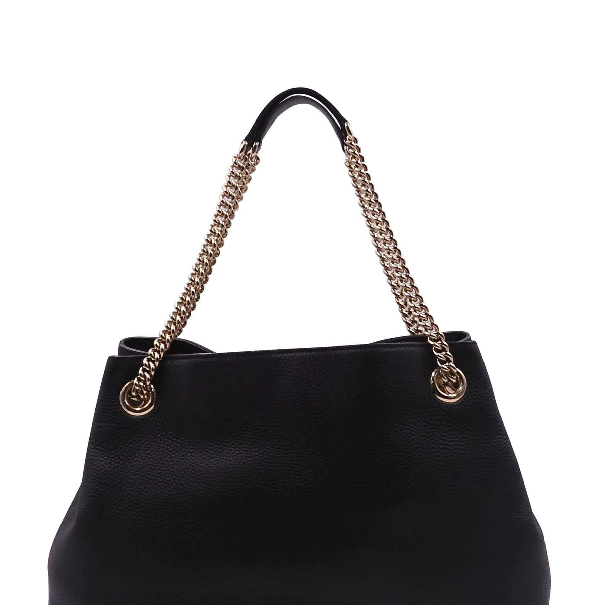 Medium Soho Chain Shoulder Bag Black