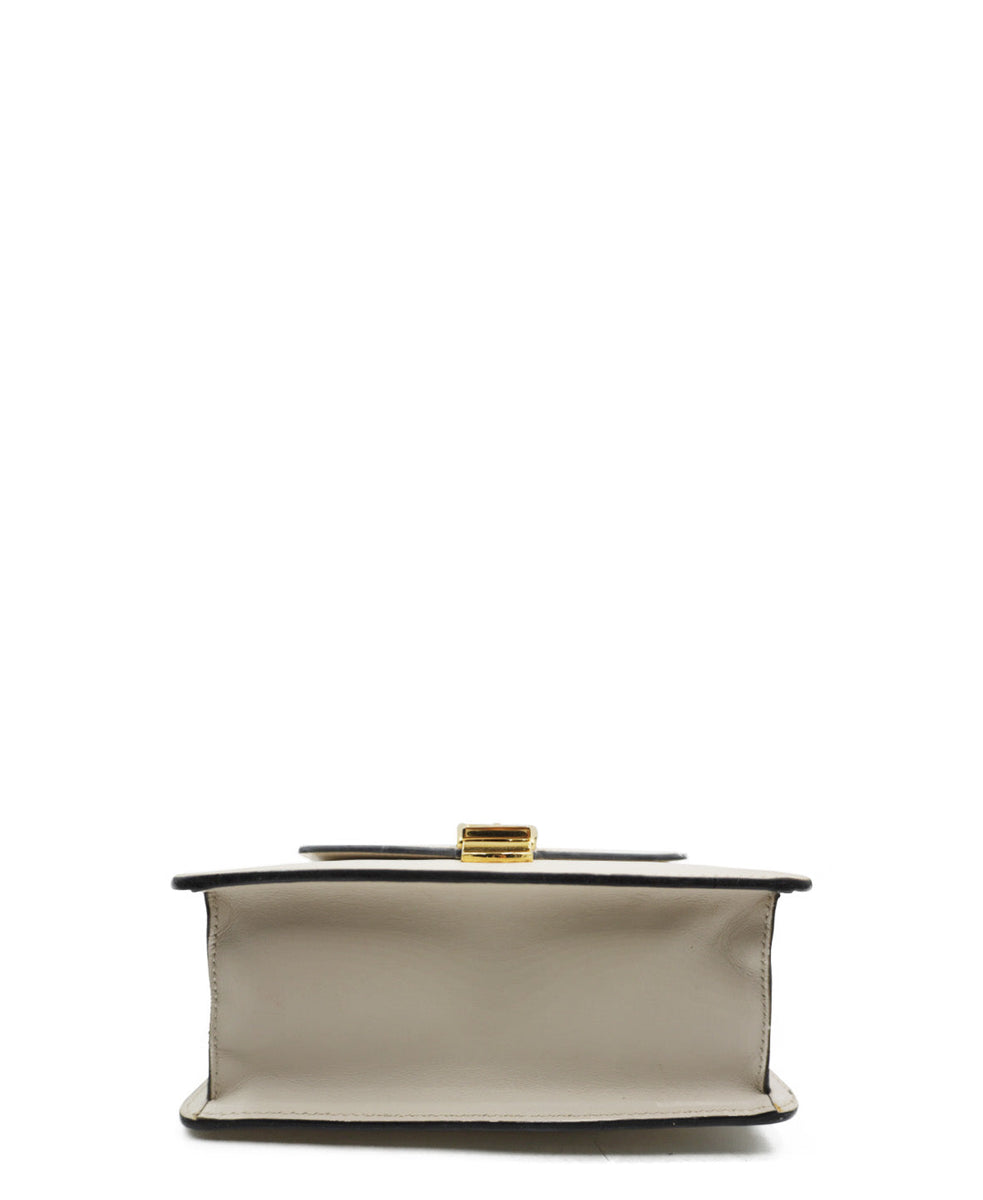 Mini Sylvie Top Handle Bag White