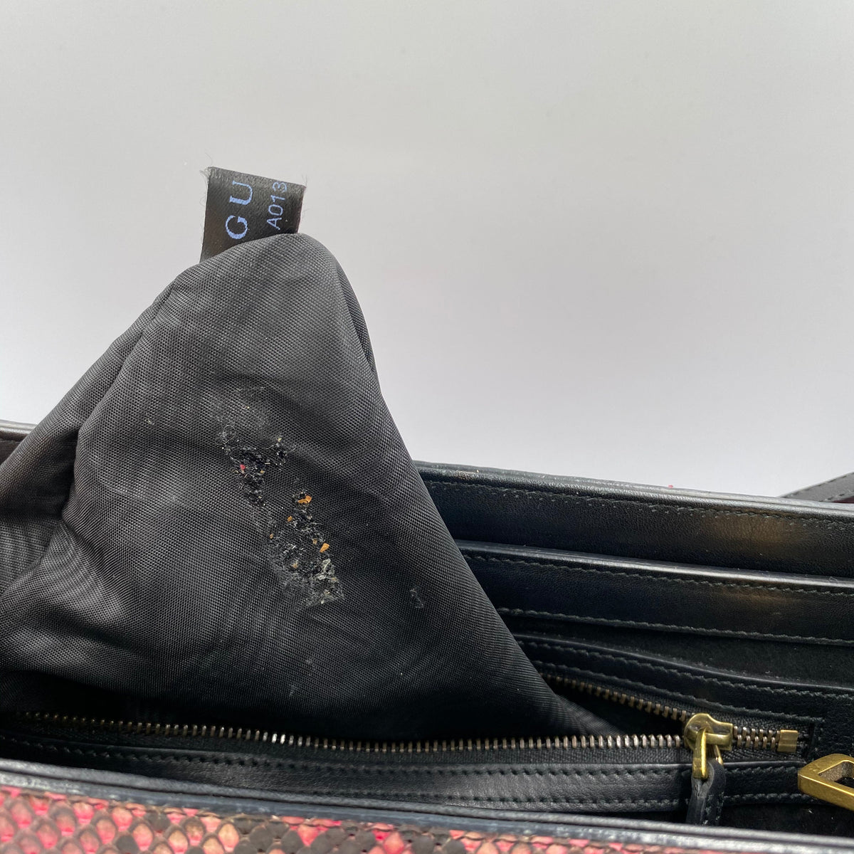 Gucci Begonia Pink Python Bag