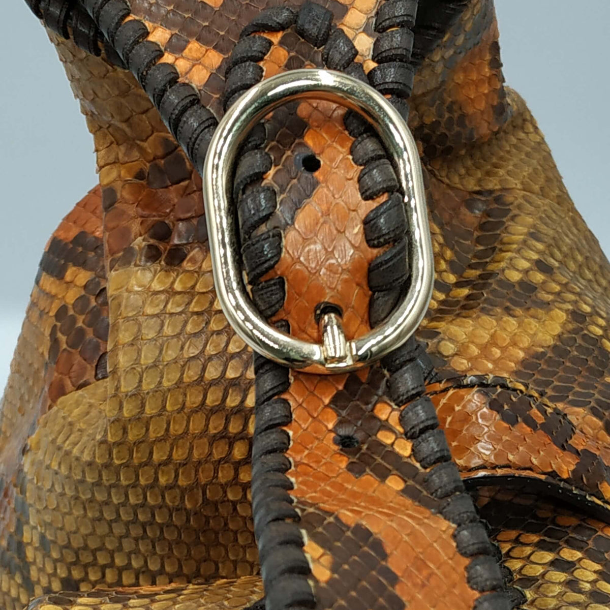 Python Large Jackie Hobo Orange