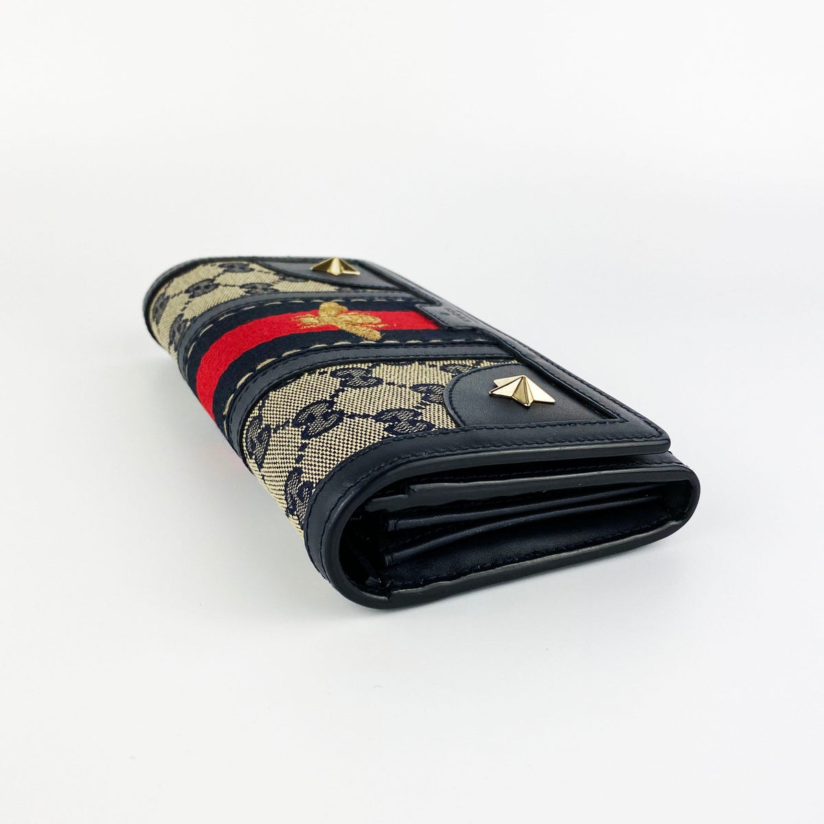 Gucci Monogram Rania Bee Wallet