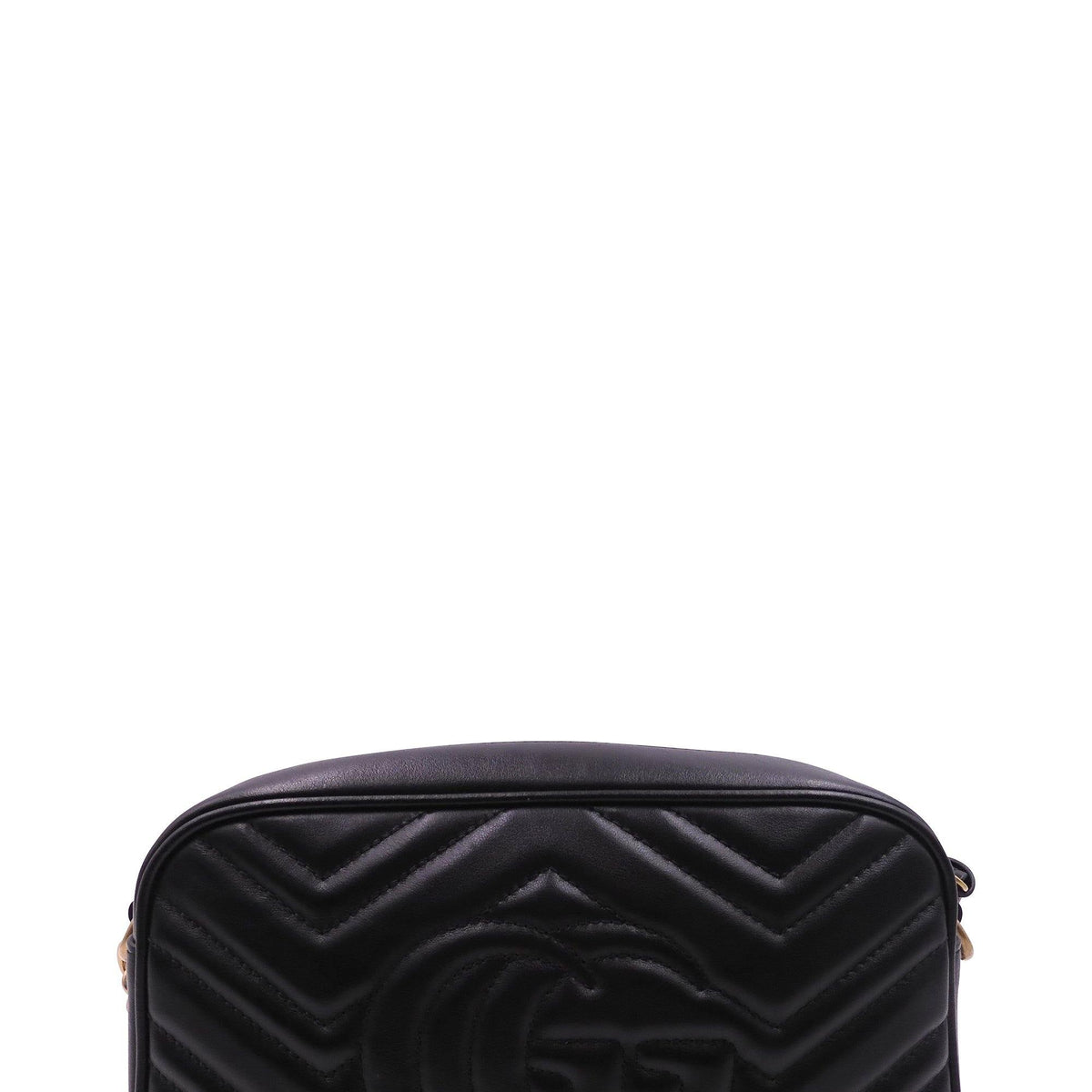 Small GG Marmont Matelasse Shoulder Bag Black