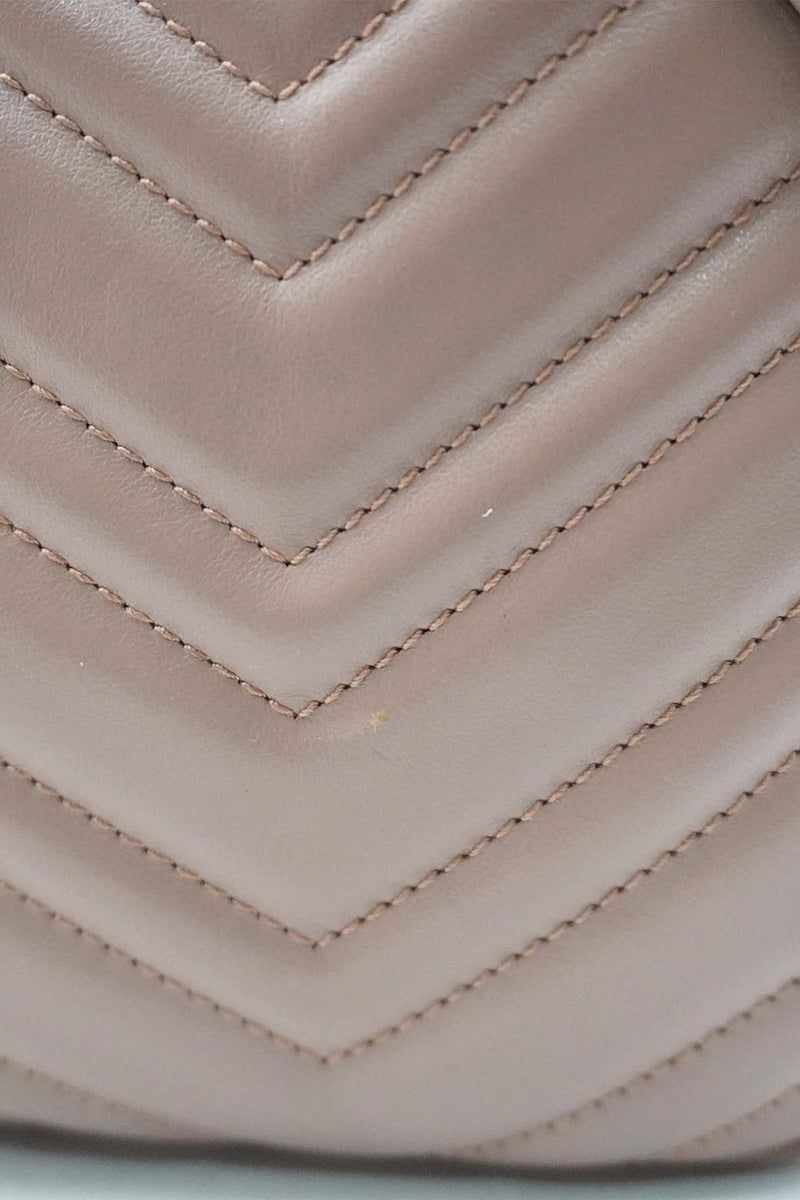 Small GG Marmont Matelasse Shoulder Bag Dusty Pink Dusty Pink
