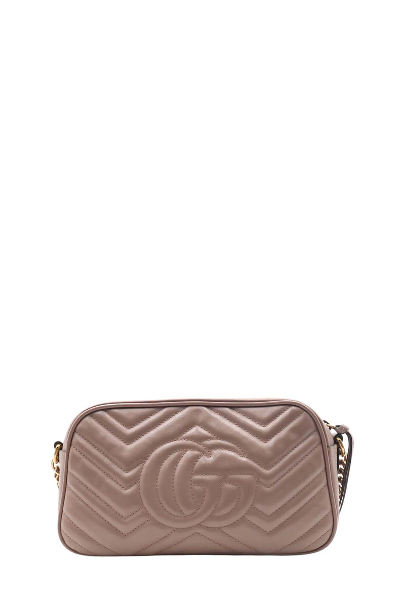 Small GG Marmont Matelasse Shoulder Bag Dusty Pink Dusty Pink