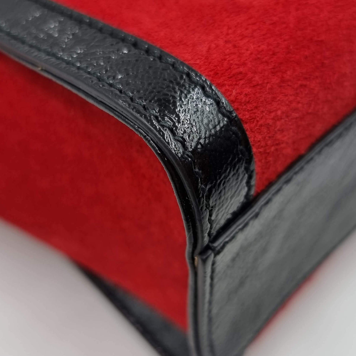 Small Ophidia GG Tote Red Black