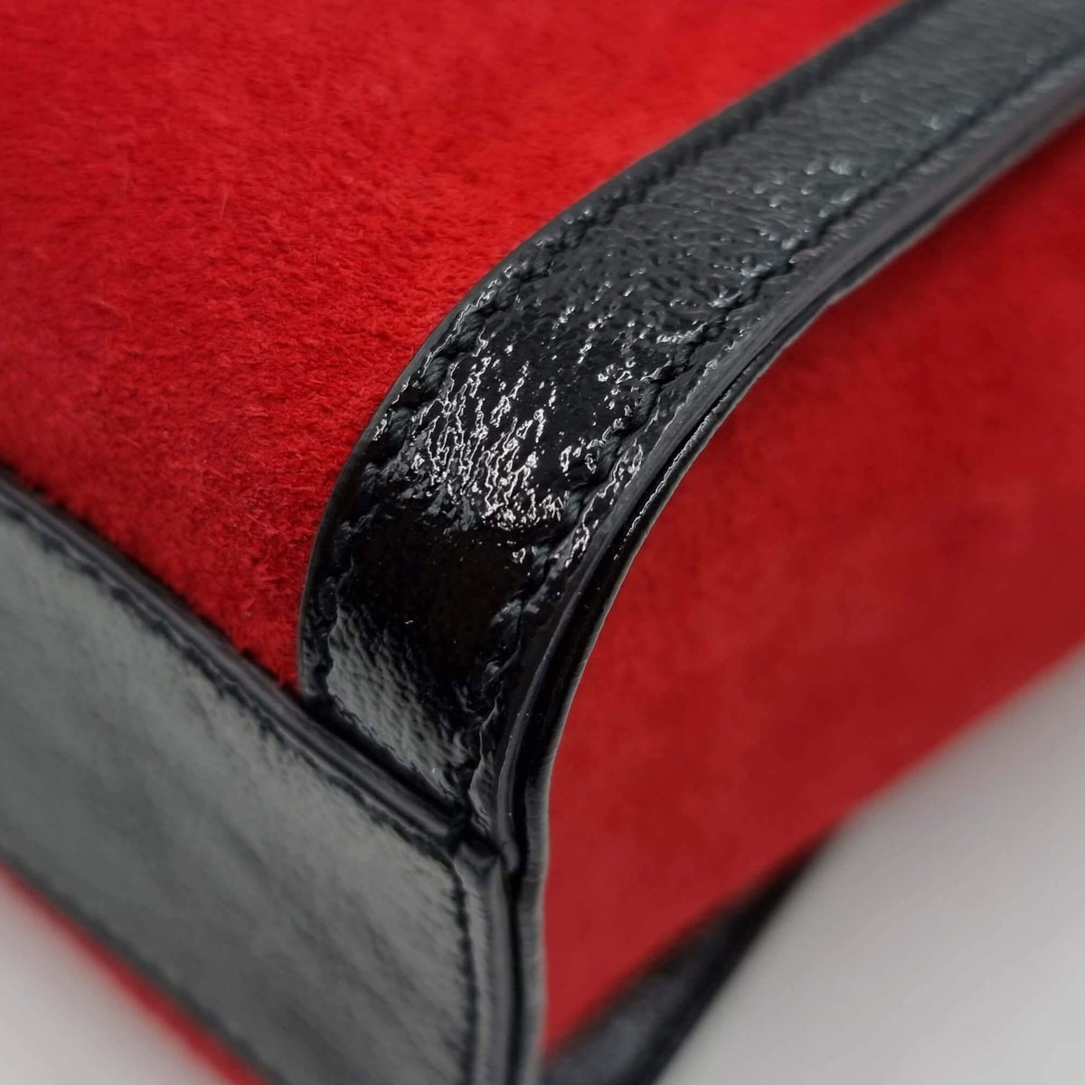 Small Ophidia GG Tote Red Black