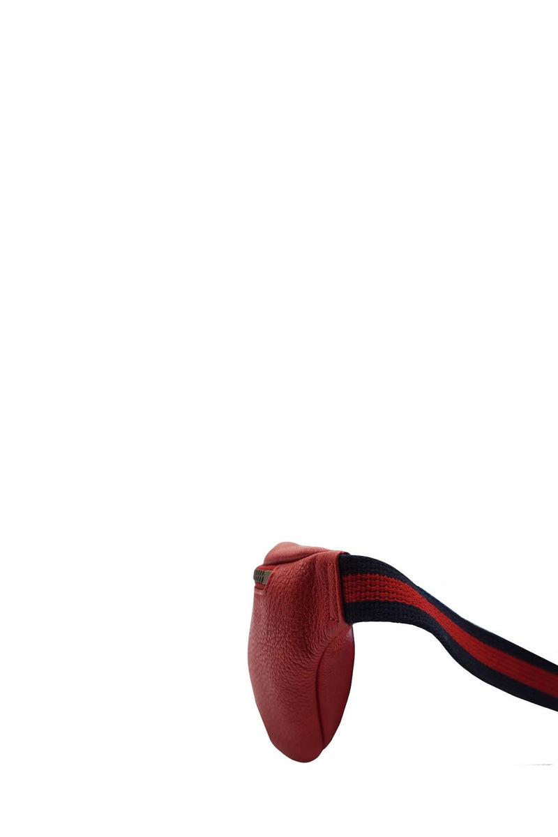 Small Retro GG Logo Print Belt Bag/ Fanny Pack Red