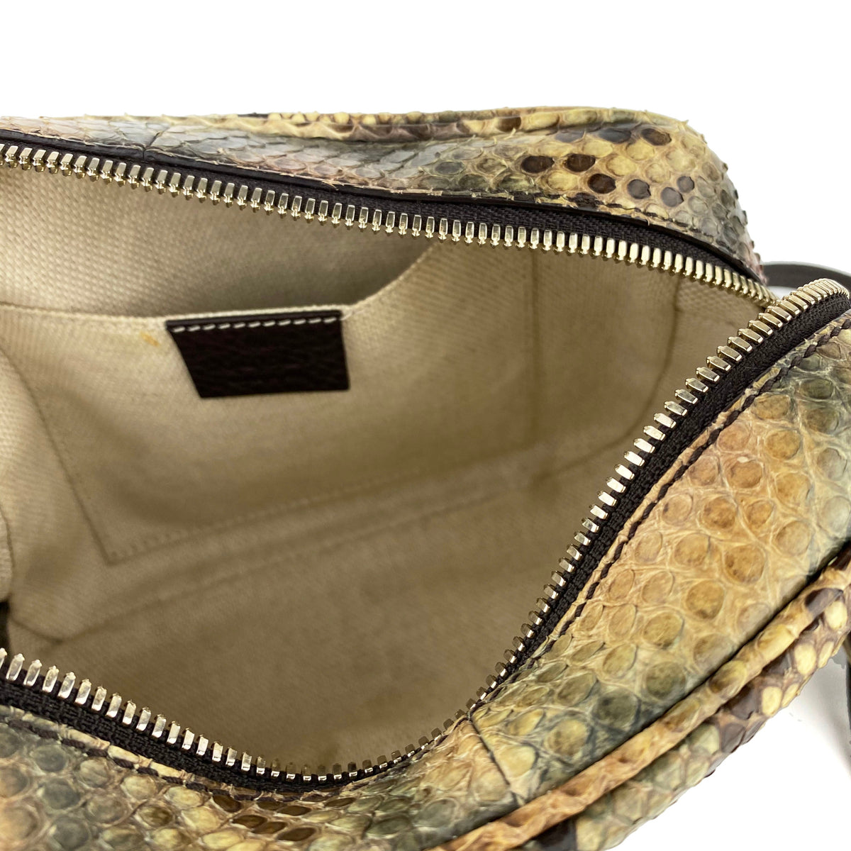 Gucci Snakeskin Small Soho Disco Bag