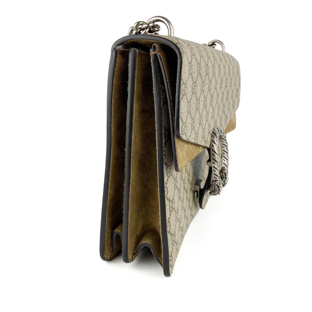 Gucci Dionysus Bag with Taupe Suede Trim