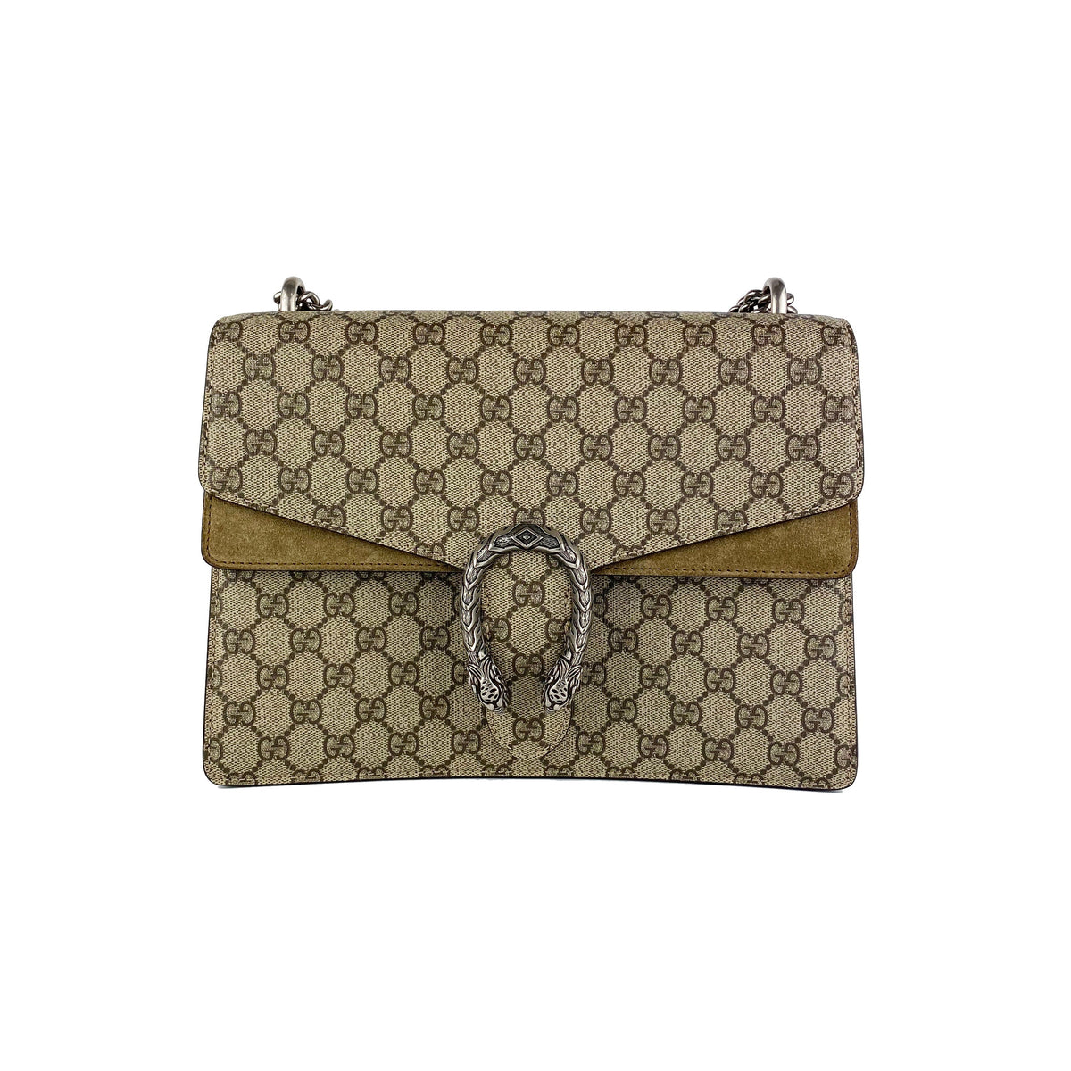 Gucci Dionysus Bag with Taupe Suede Trim