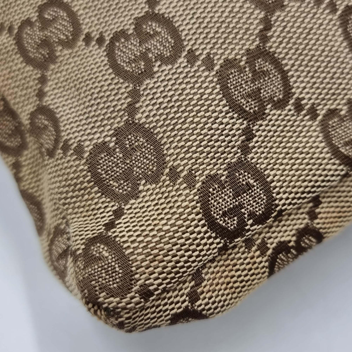 Vintage GG Supreme Belt Bag Brown