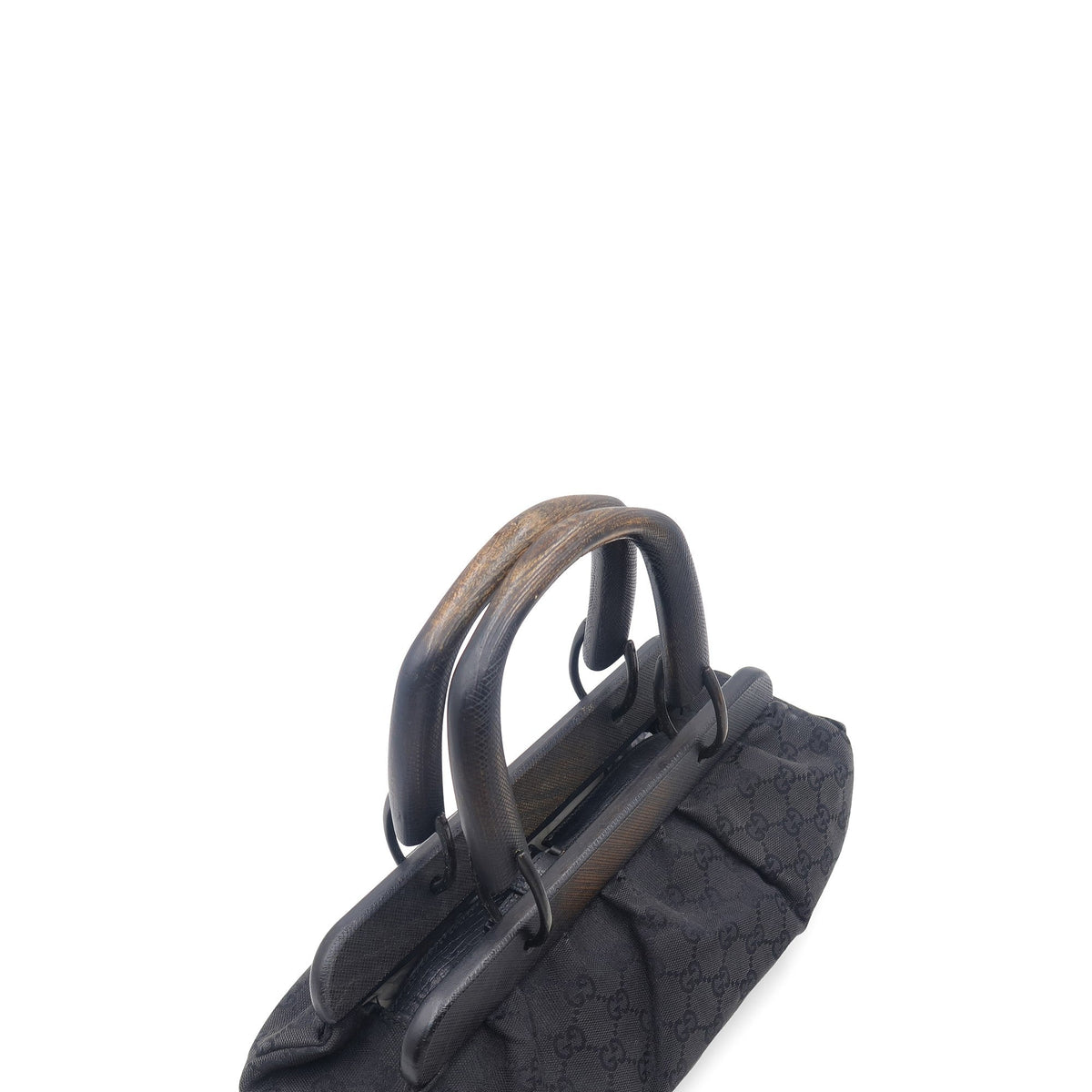 Vintage Top Handle Frame Bag Black