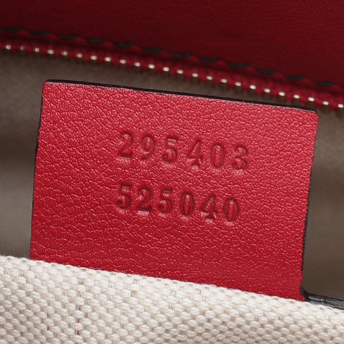 Gucci Red GG Guccissima Emily Large Bag