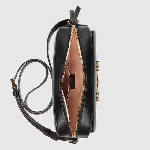 Gucci Horsebit shoulder cross-body bag- Black