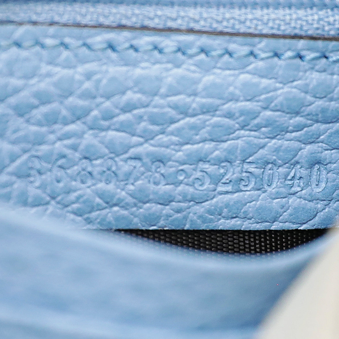 Gucci Light Blue Swing Wristlet Pouch