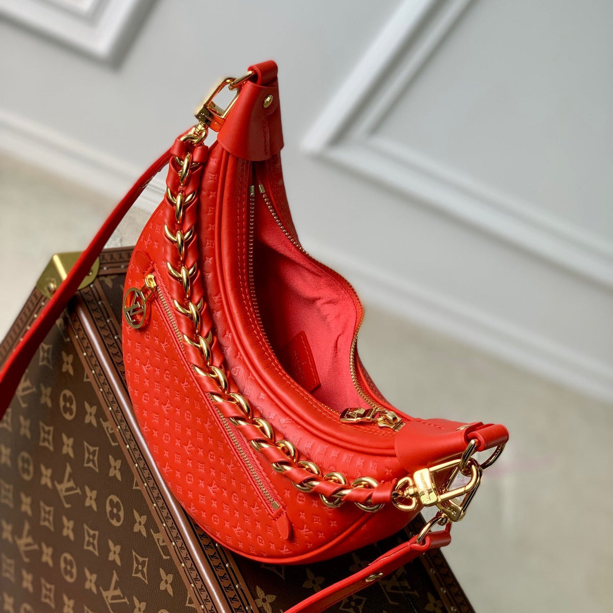 LOU LOOP BAGUETTE BAG