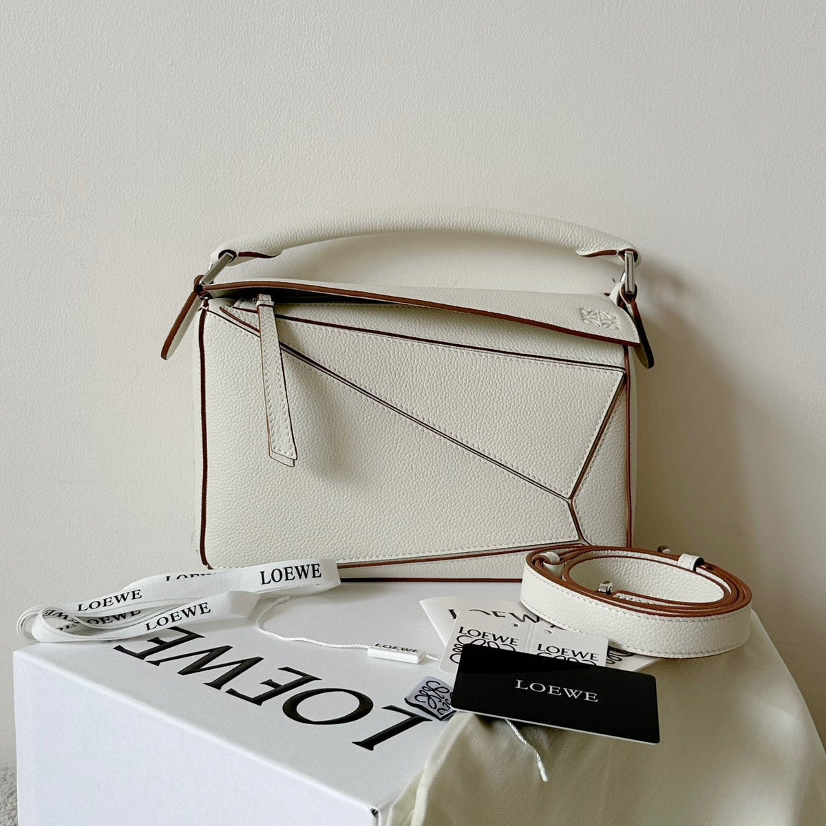 LOEW SMALL PUZZLE EDGE BAG
