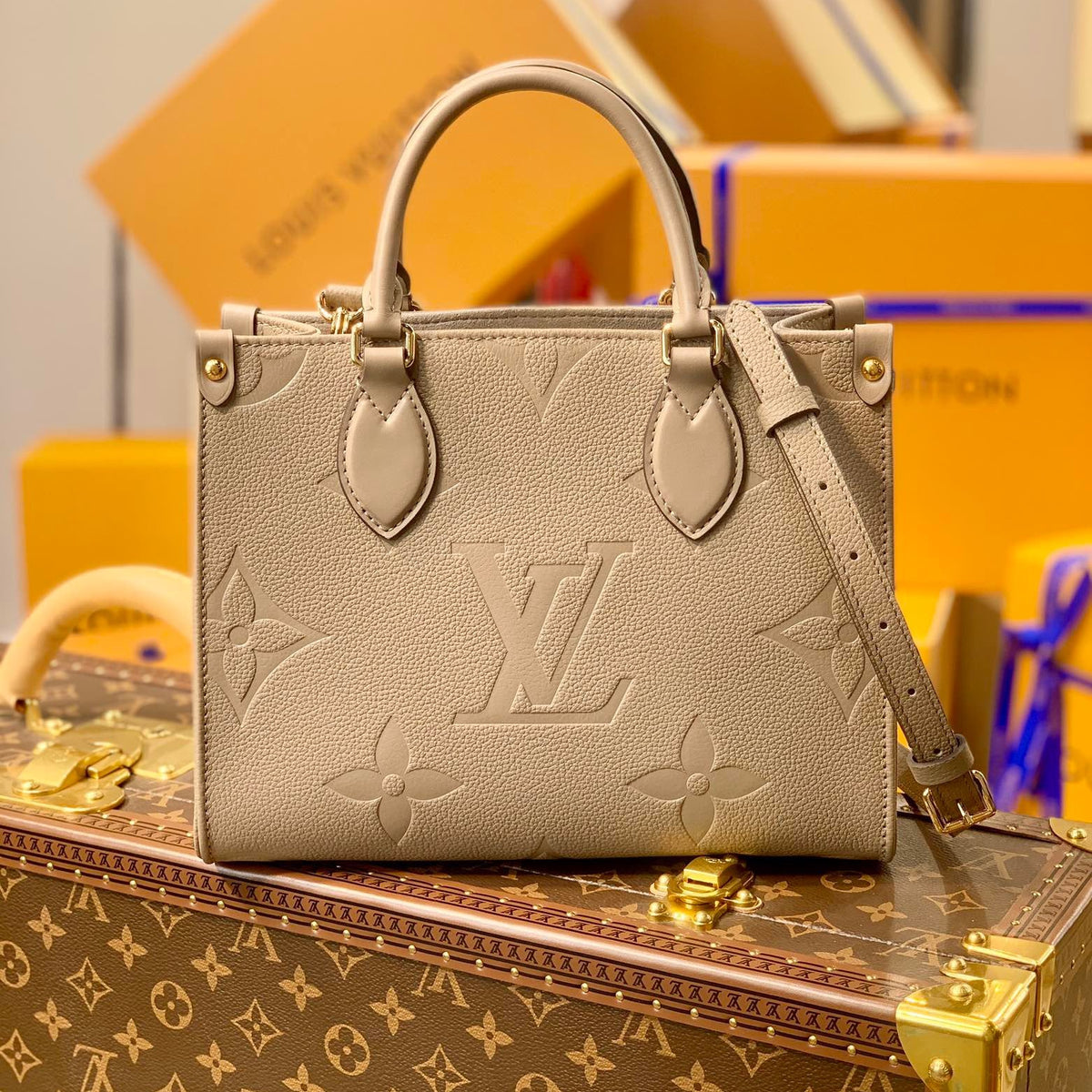 LOU ONTHEGO PM TOTE BAG