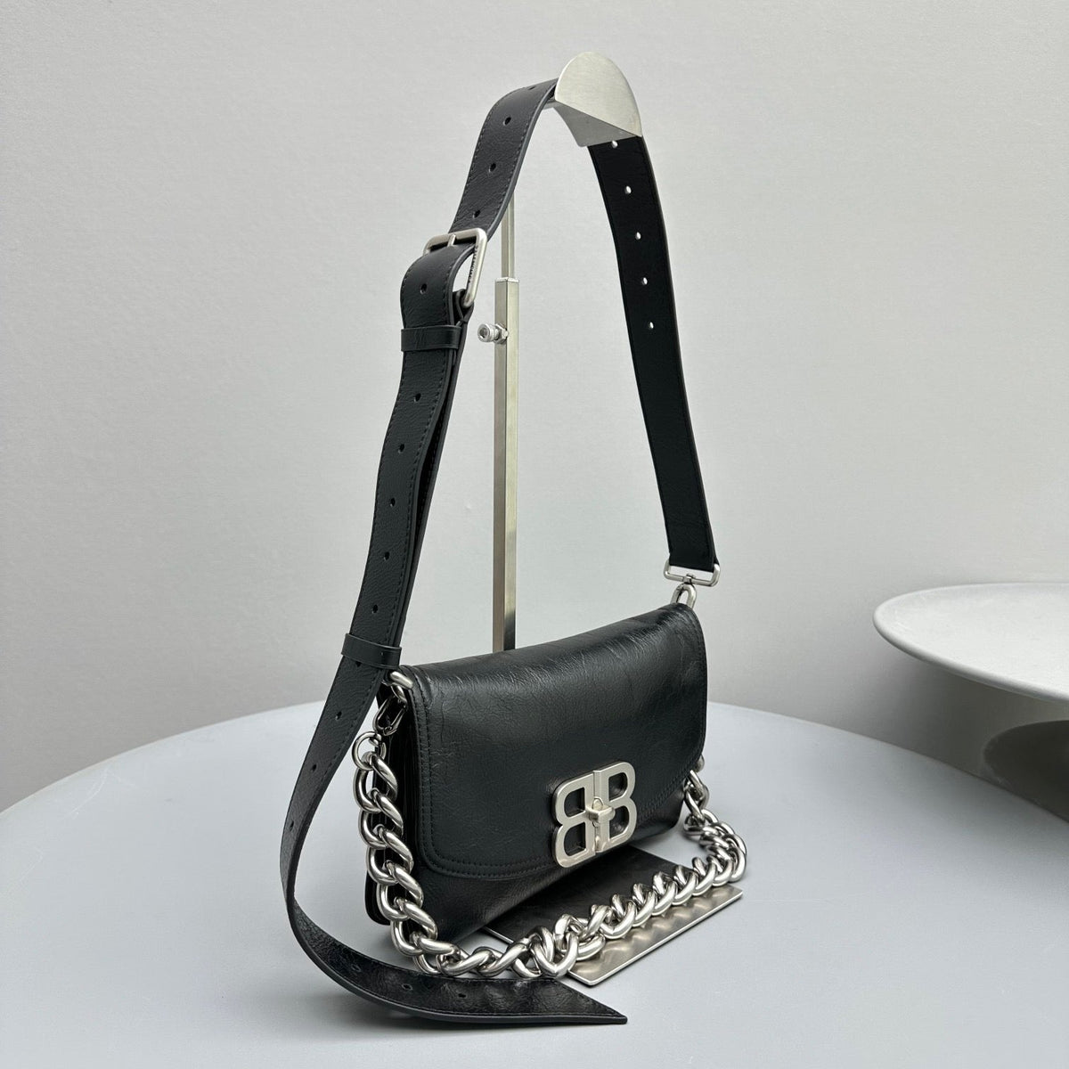 BAL BB SMALL SOFT FLAP BAG