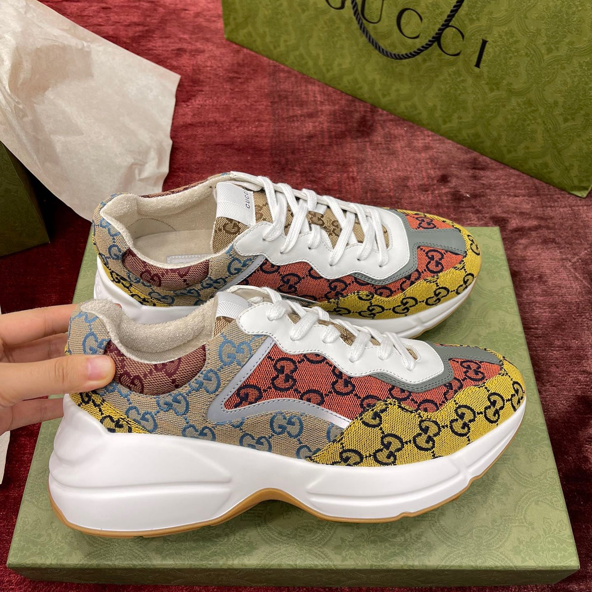 GG RHYTON SNEAKERS