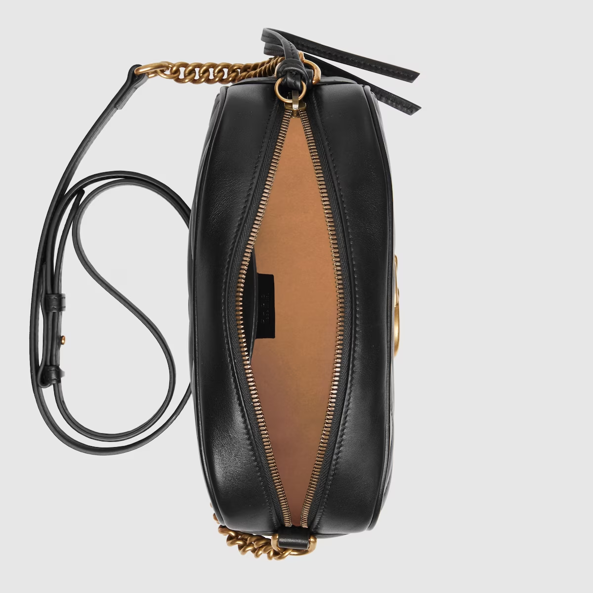 Gucci small GG chain shoulder bag-Black