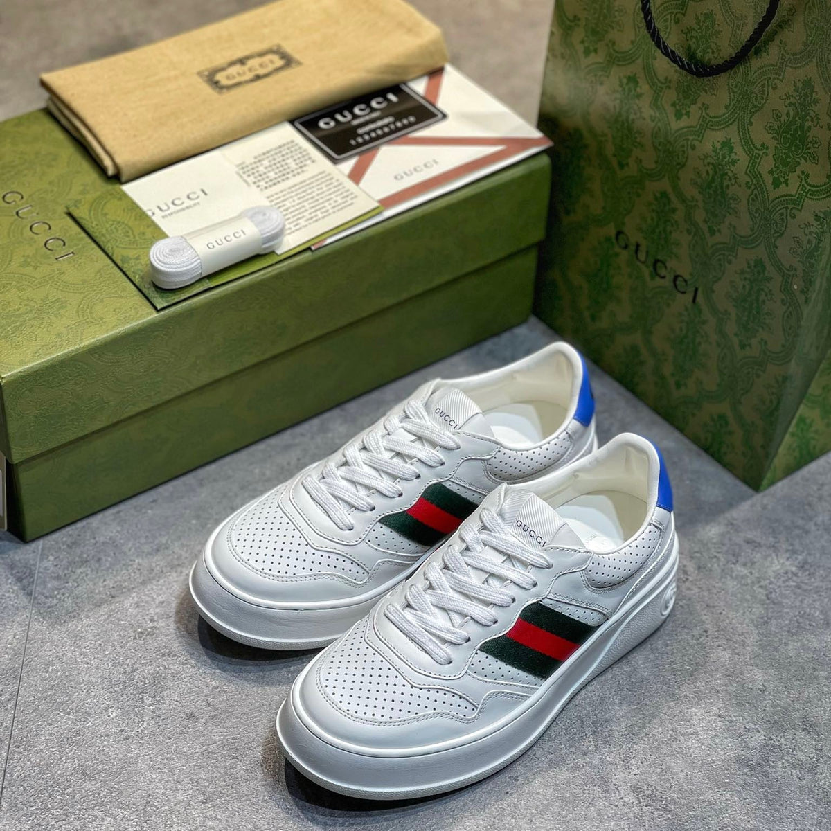 GG SNEAKER WITH WEB