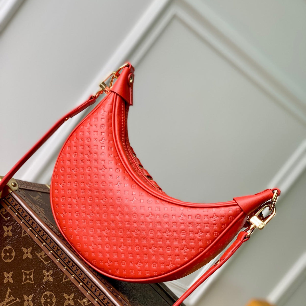 LOU LOOP BAGUETTE BAG