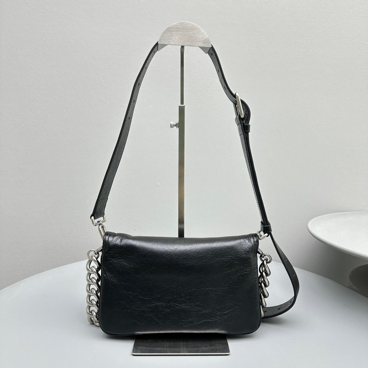 BAL BB SMALL SOFT FLAP BAG