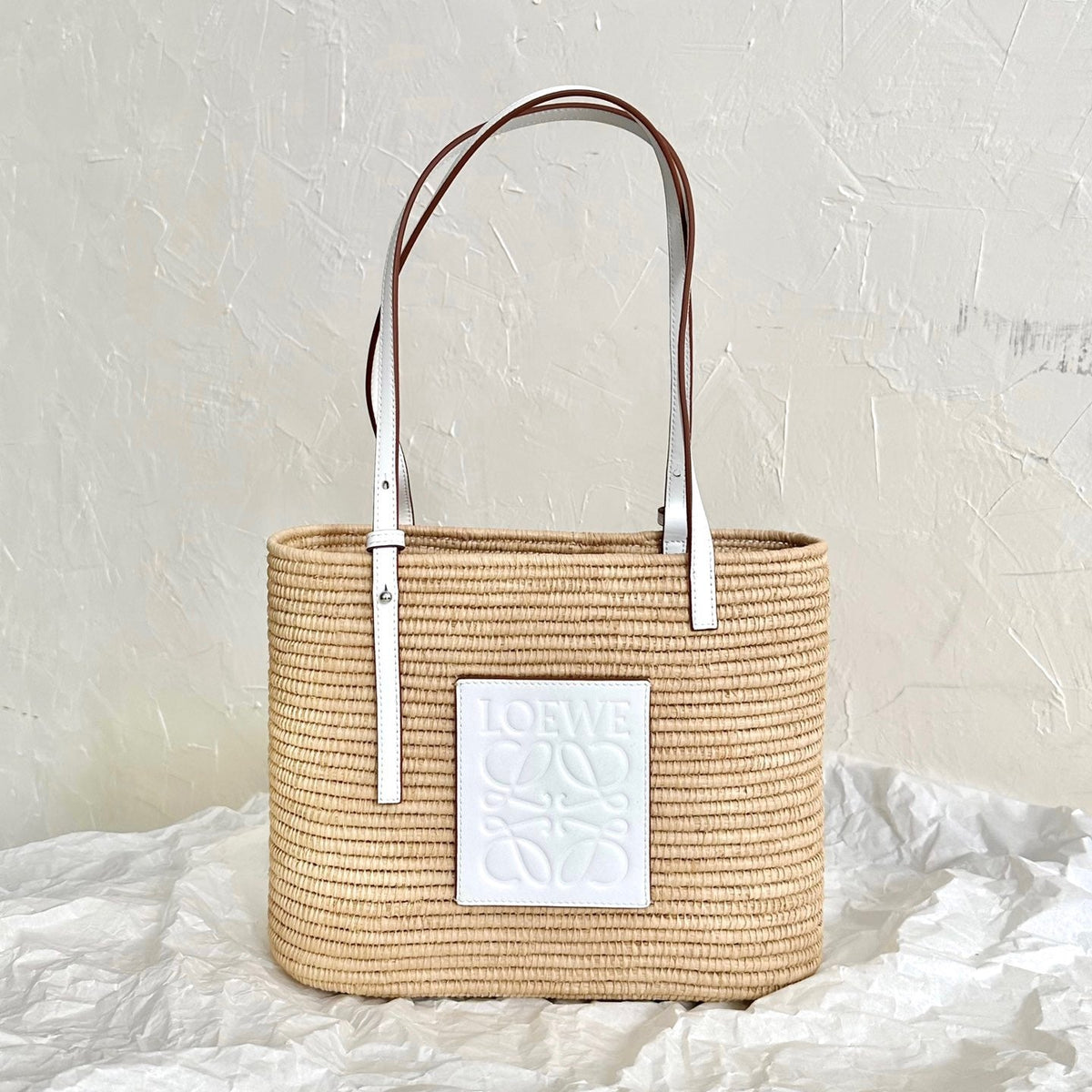 LOEW SMALL SQUARE BASKET BAG