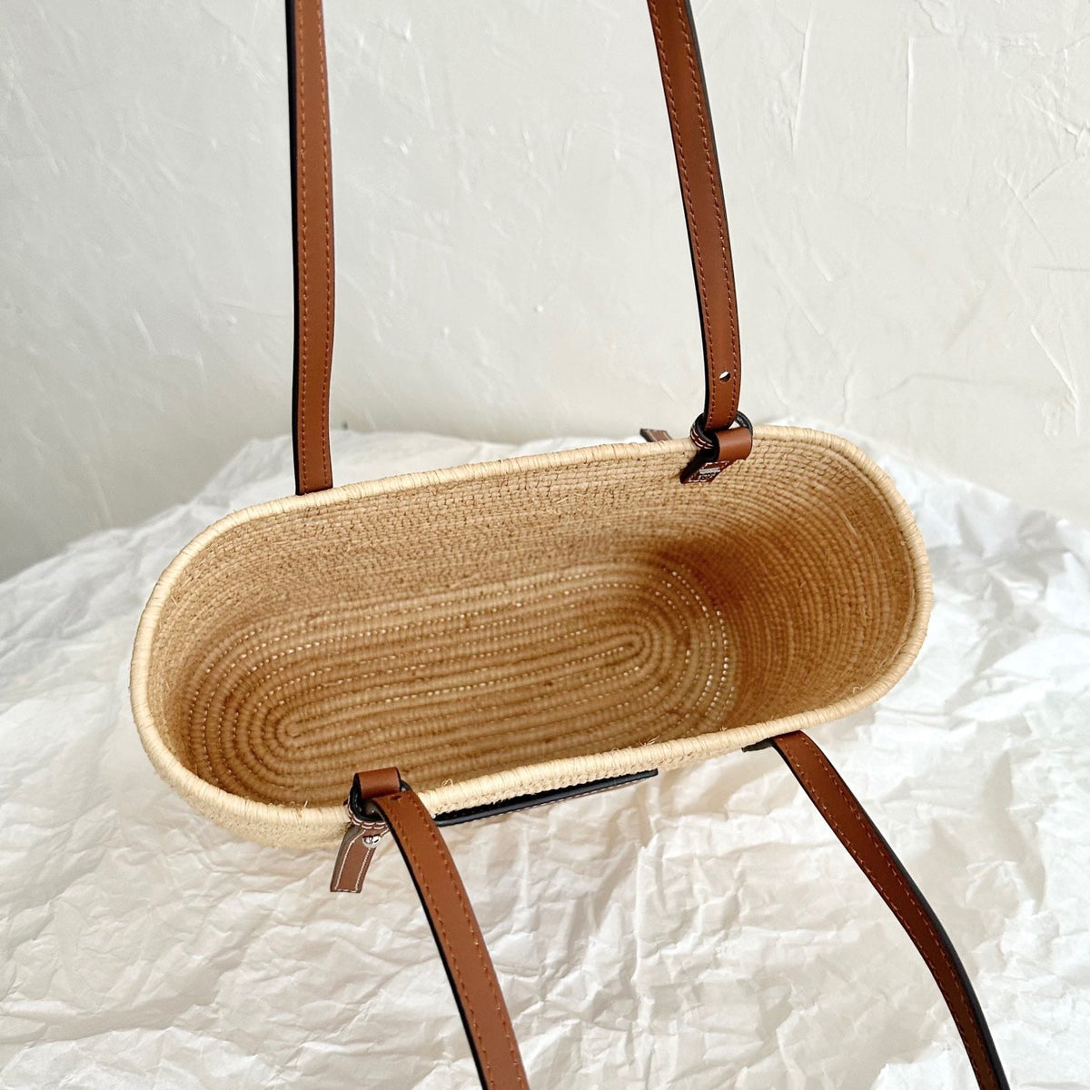 LOEW SMALL SQUARE BASKET BAG