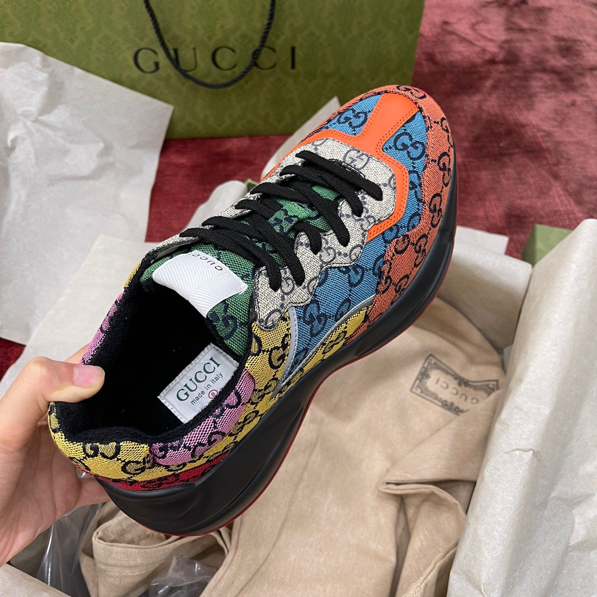 GG RHYTON SNEAKERS