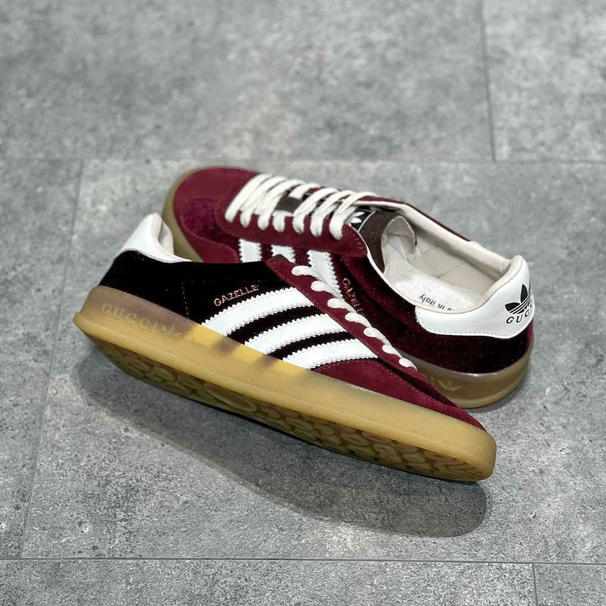 GG x ADID GAZELLE SNEAKER