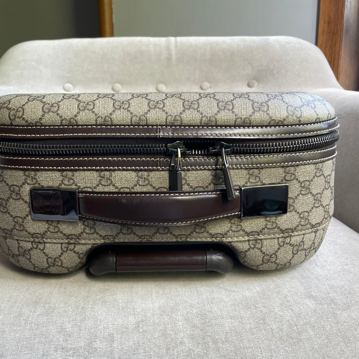 Gucci Supreme Canvas Monogram GG Cabin Suitcase