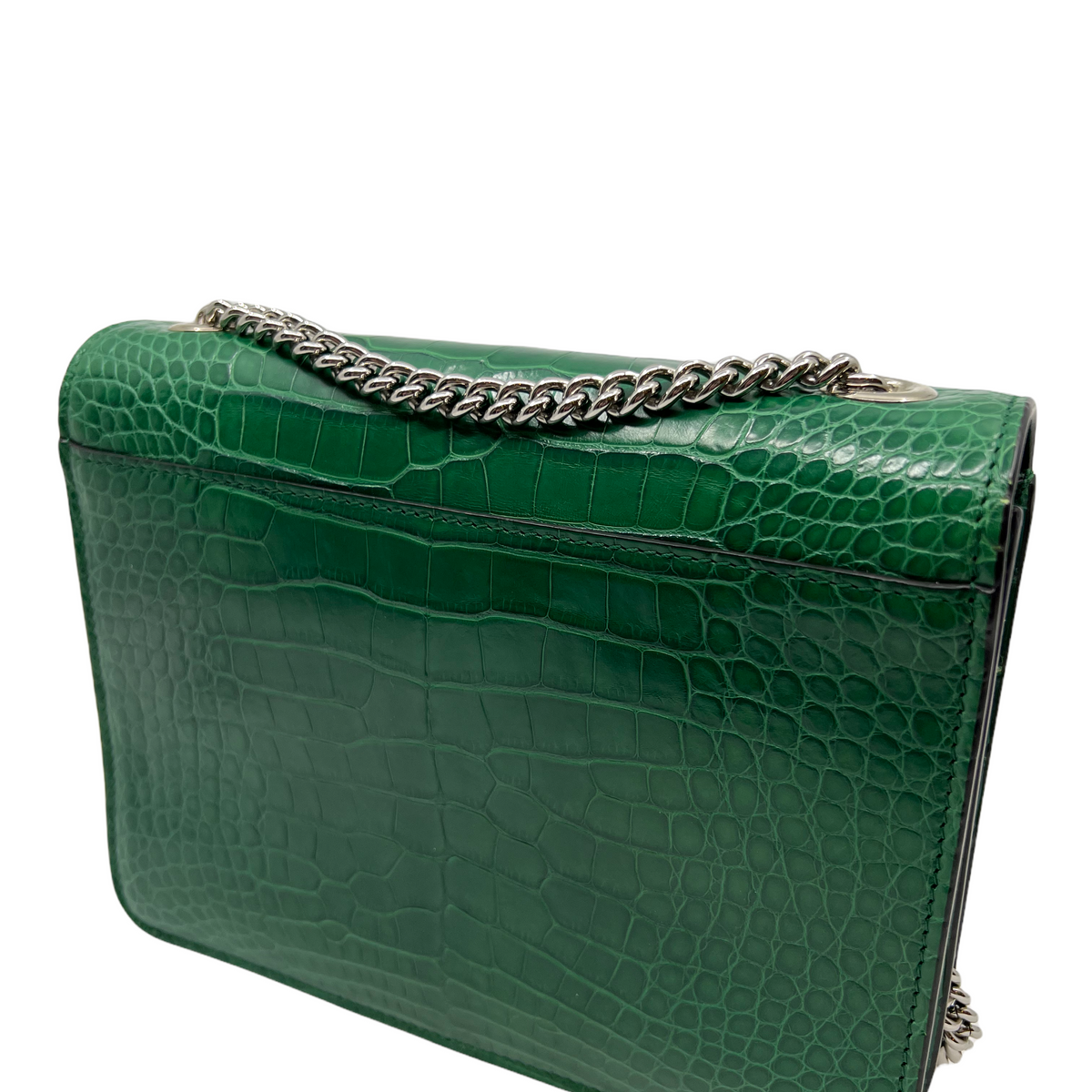 Gucci Dollar Crocodile Interlocking GG Bag