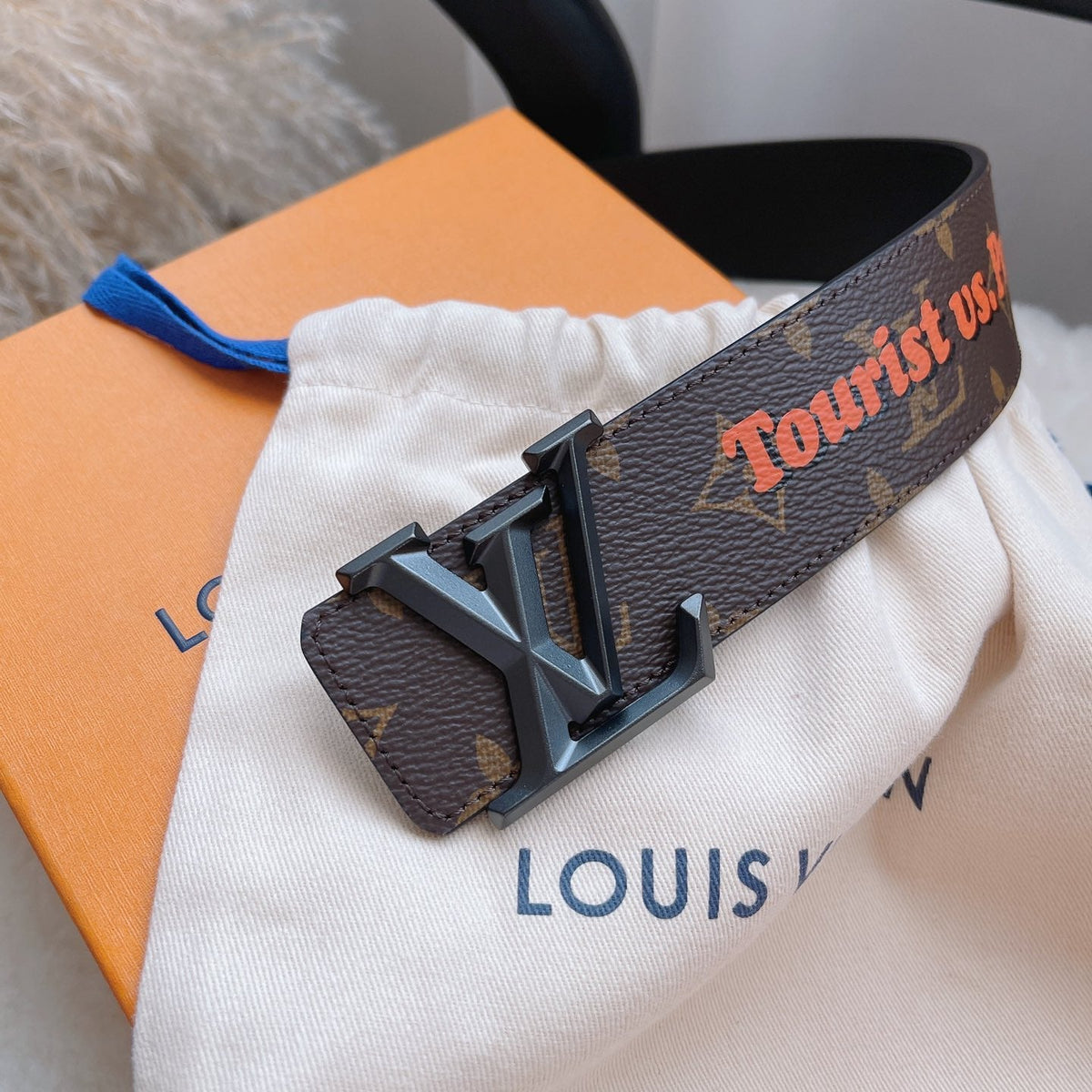 LOU INITIALS 40MM BELT