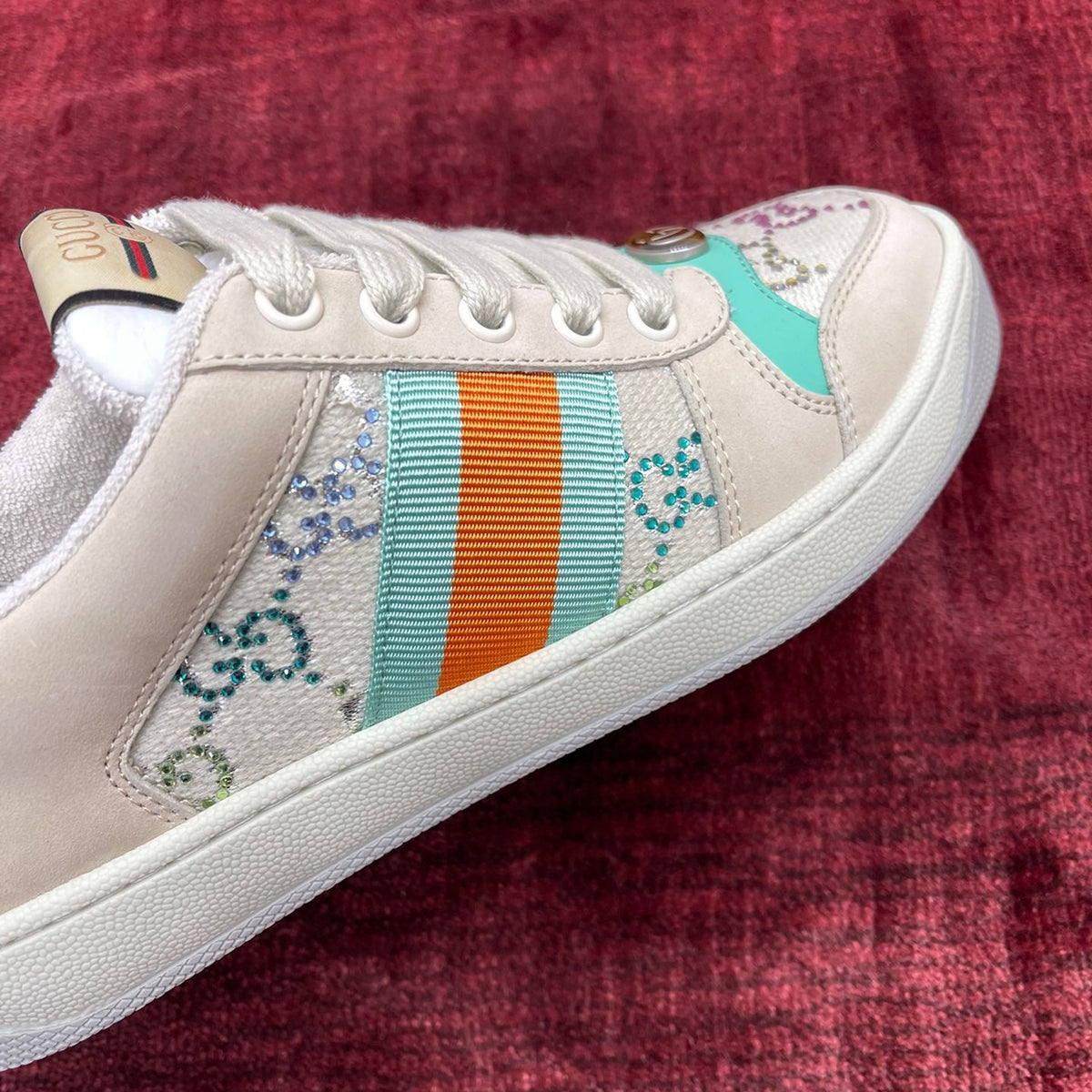 GG SCREENER LEATHER SNEAKERS