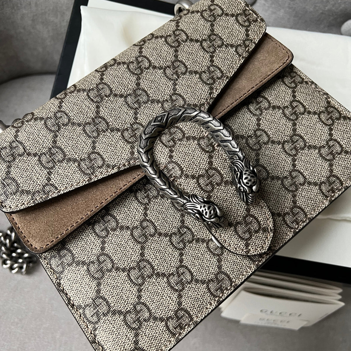 Gucci Dionysus GG Supreme Mini Shoulder Bag (RRP £1,750)