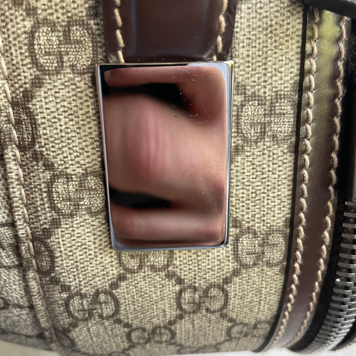 Gucci Supreme Canvas Monogram GG Cabin Suitcase