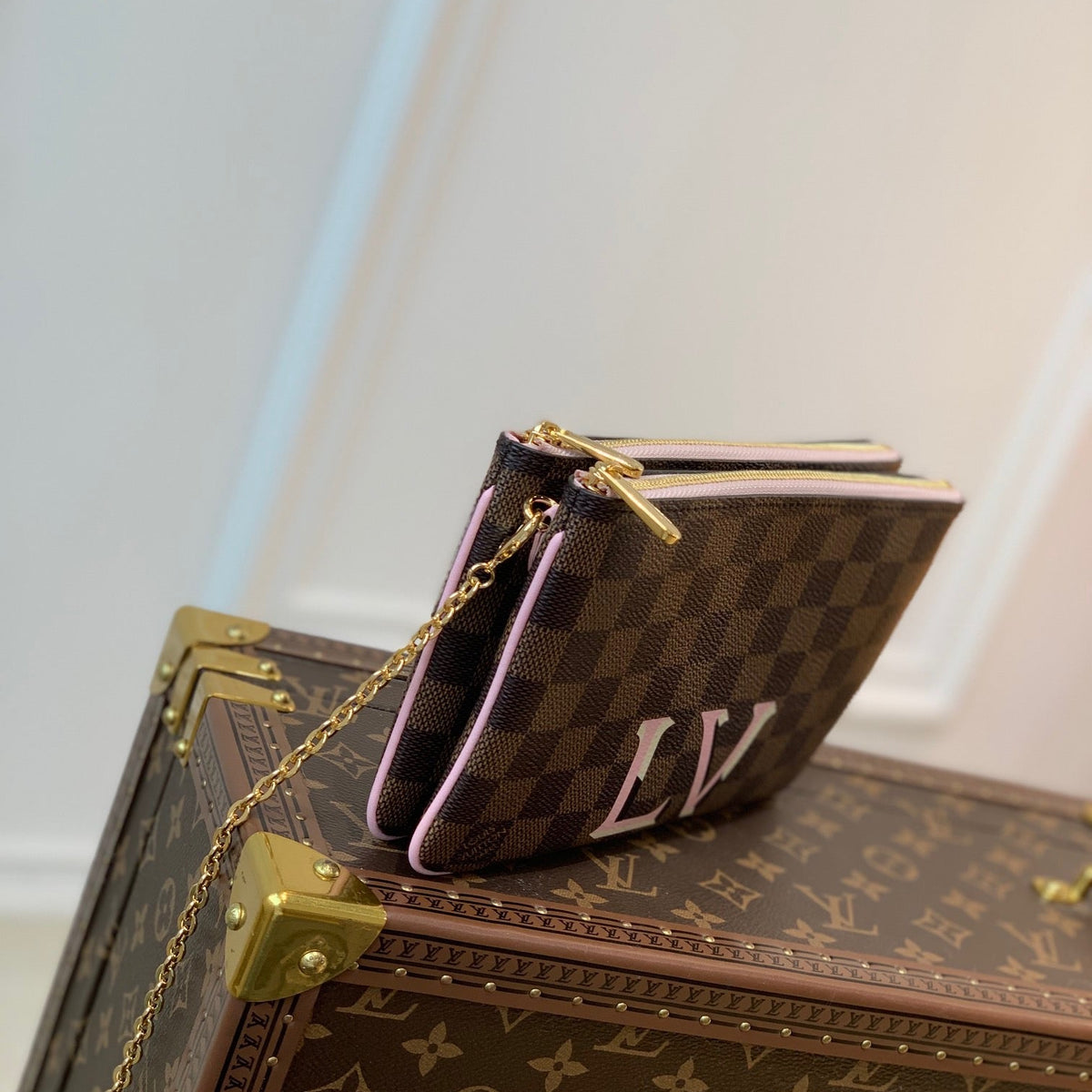 LOU DOUBLE ZIP POCHETTE