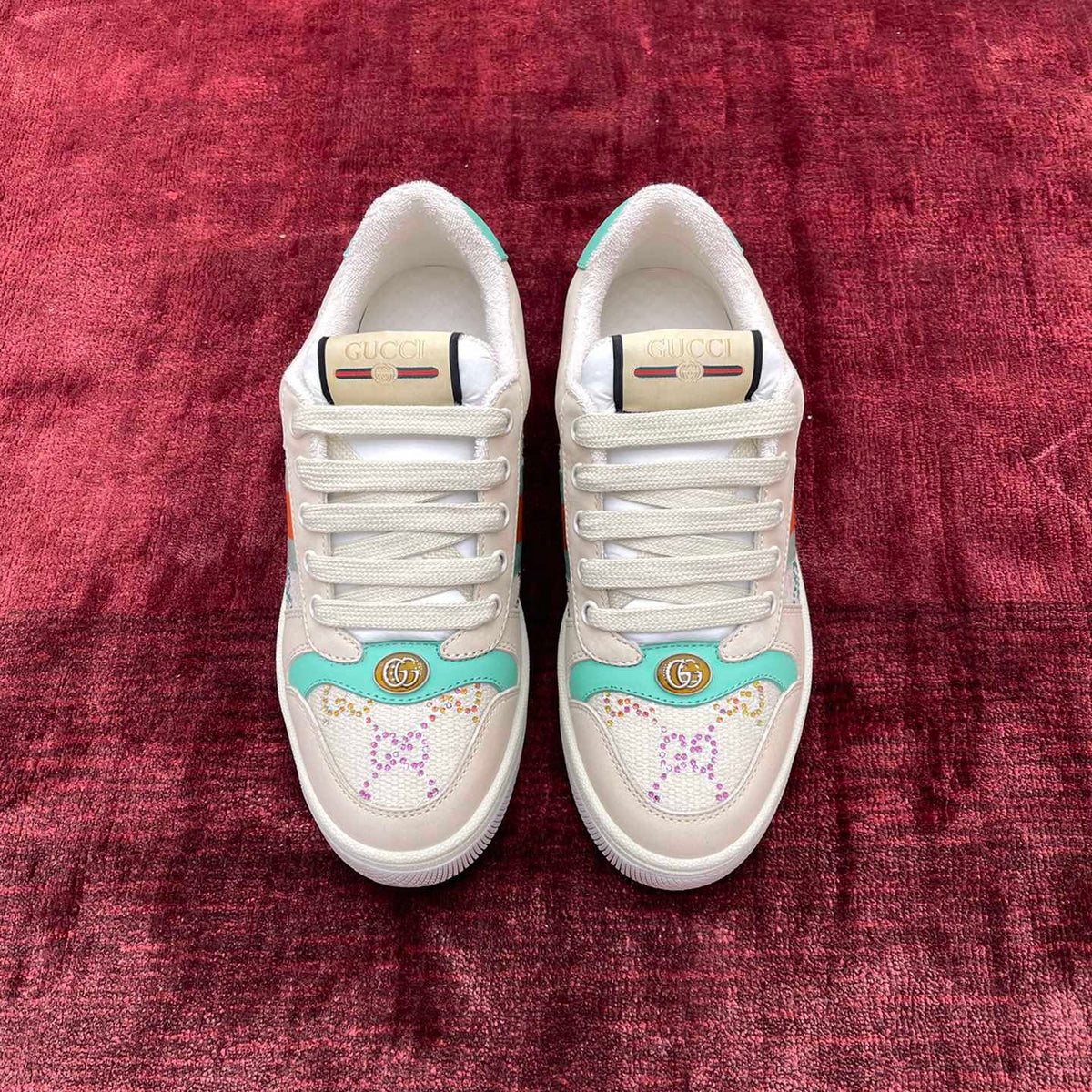 GG SCREENER LEATHER SNEAKERS