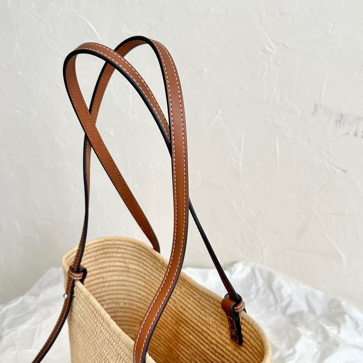 LOEW SMALL SQUARE BASKET BAG
