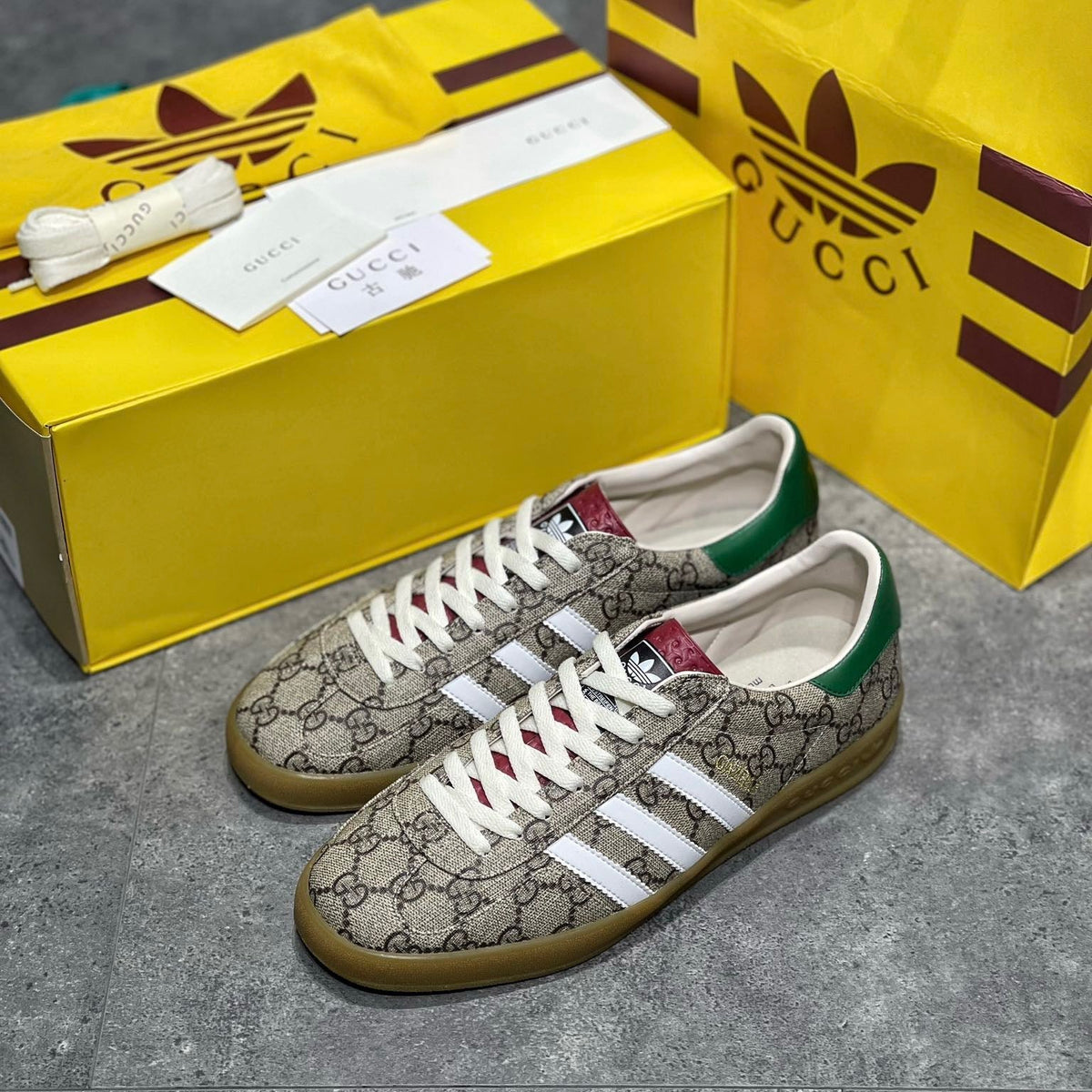 GG x ADID GAZELLE SNEAKER