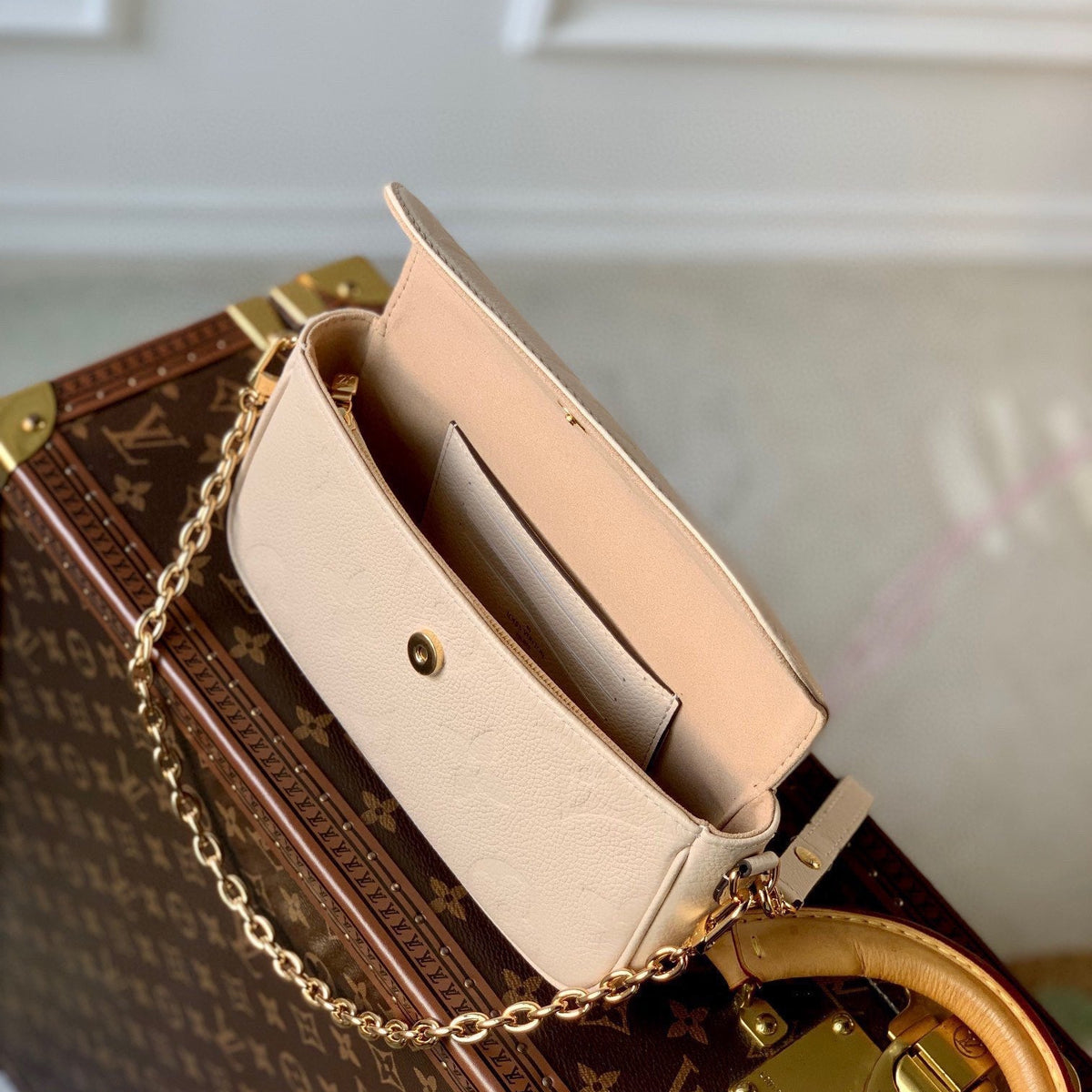 LOU IVY WALLET ON CHAIN BAG