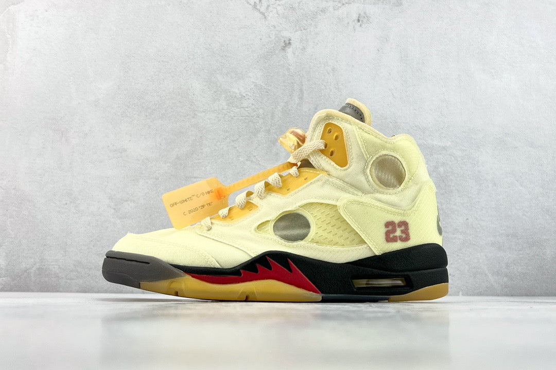 JORDAN X OFF WHIT 5 RETRO