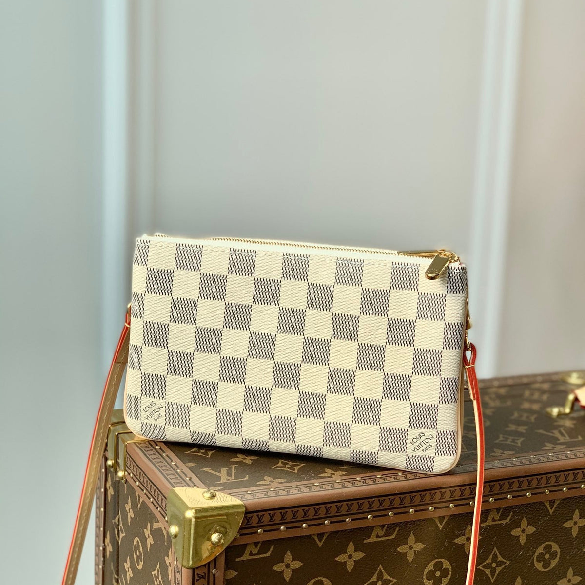 LOU DOUBLE ZIP POCHETTE